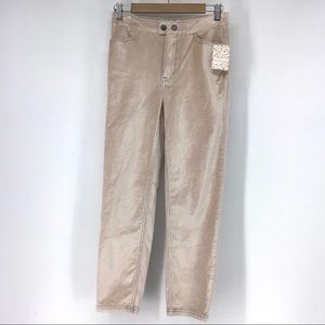 Free People Sweet Jane Velvet Skinny Stretch Pant